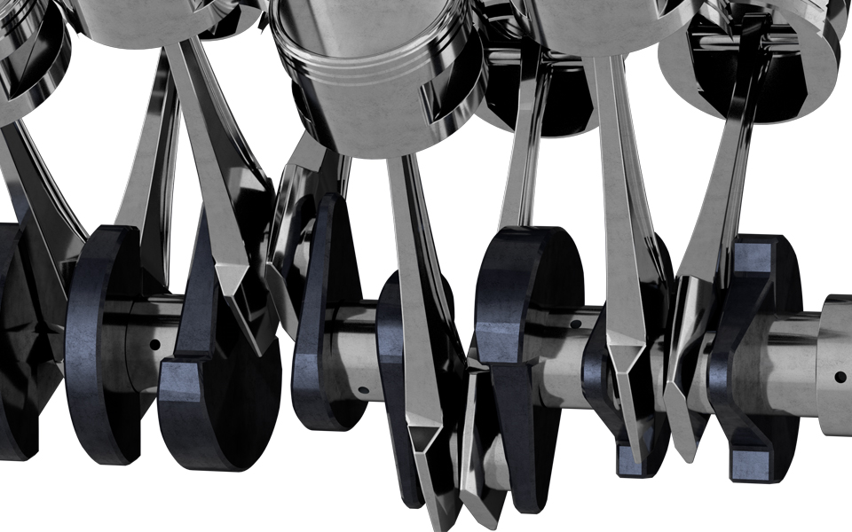 Animated V8 Crankshaft 3D Model by Abdelrahman_Elmasry 3DOcean